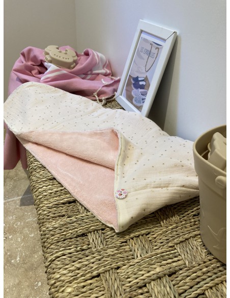 Serviette à cheveux fabriquée en France en provence coton  doux