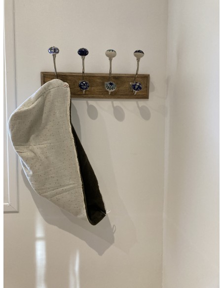 Serviette à cheveux fabriquée en France en provence coton  doux