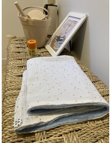 Serviette à cheveux fabriquée en France en provence coton  doux