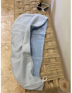 Serviette à cheveux fabriquée en France en provence coton doux