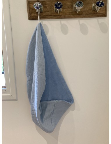 Serviette à cheveux fabriquée en France en provence coton doux