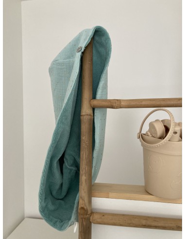 Serviette à cheveux fabriquée en France en provence coton doux