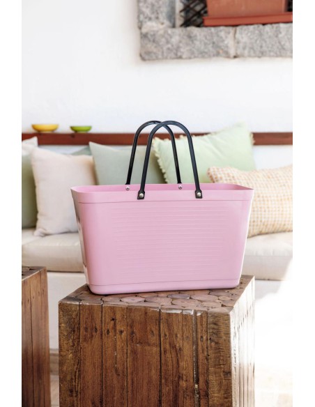 cabas hinza rose poudrégreen plastic