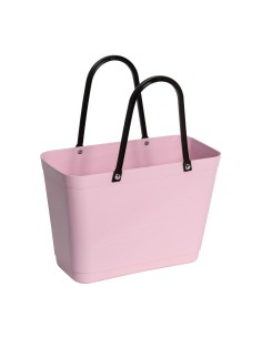 petit cabas bioplastique rose poudré