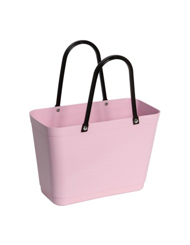 petit cabas bioplastique rose poudré