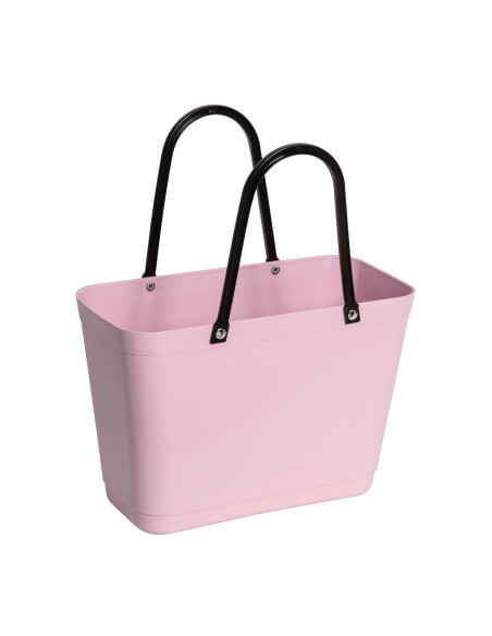 petit cabas bioplastique rose poudré