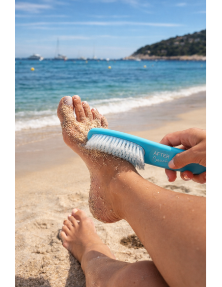 Brosse de plage anti-sable After Beach – Fabriquée en France | LPP BLANC