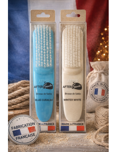 Brosse de plage anti-sable After Beach – Fabriquée en France | LPP BLANC