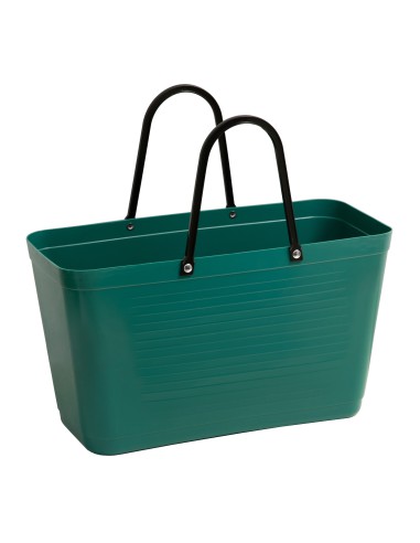 Cabas vert bouteille, vert foncé