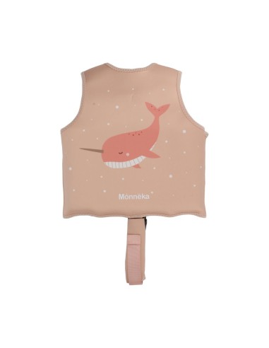 Gilet de flottaison enfant Narval Peach Monnëka 3-6 ans | Les Parfaits Plagistes