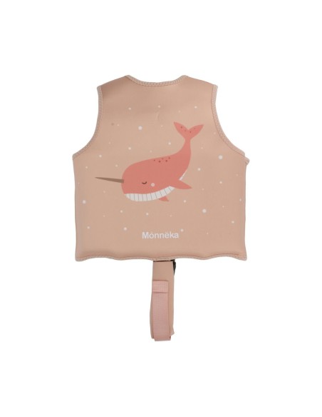 Gilet de flottaison enfant Narval Peach Monnëka 3-6 ans | Les Parfaits Plagistes