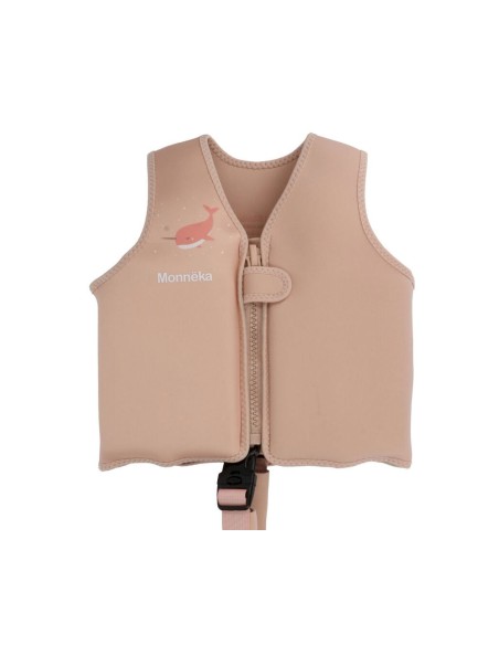 Gilet de flottaison enfant Narval Peach Monnëka 3-6 ans | Les Parfaits Plagistes