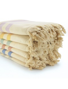 Fouta Fidji Le Comptoir de la Plage – 90x160– Doublée éponge coton