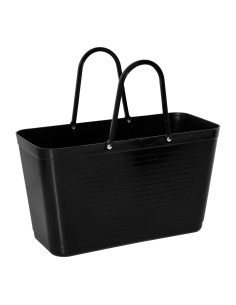 grand cabas noir plastique BIO-Sourcé