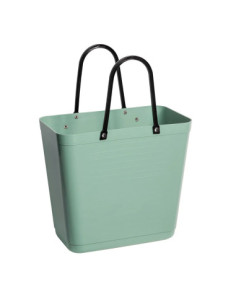 Cabas HINZA Tall Vert Clair – Avec Crochets Vélo – Bioplastique Recyclé