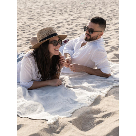 Serviette de plage XXL - 100% coton oeko-tex