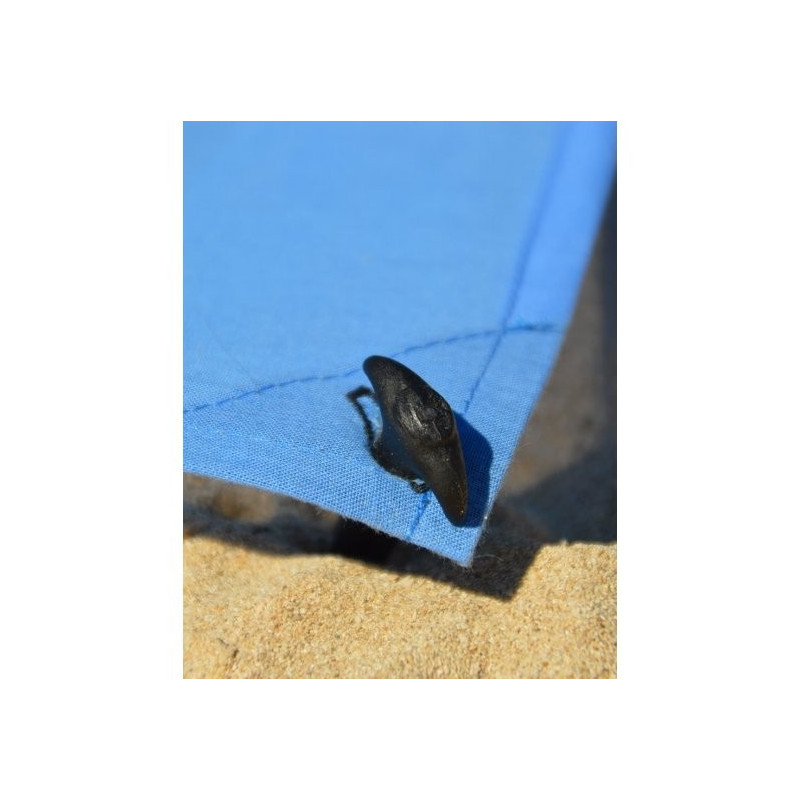 Drap de plage Ôbaba XXL bleu intense - Modèle St-Bart, made in France