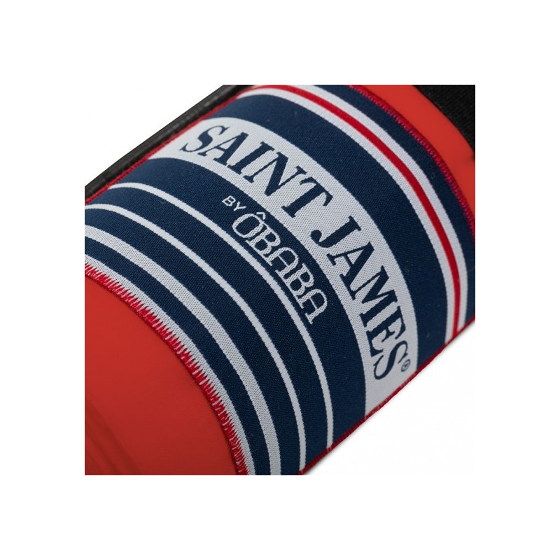 Drap de plage XXL rouge Saint James - Fabriqué en France, respectueux de l'environnement